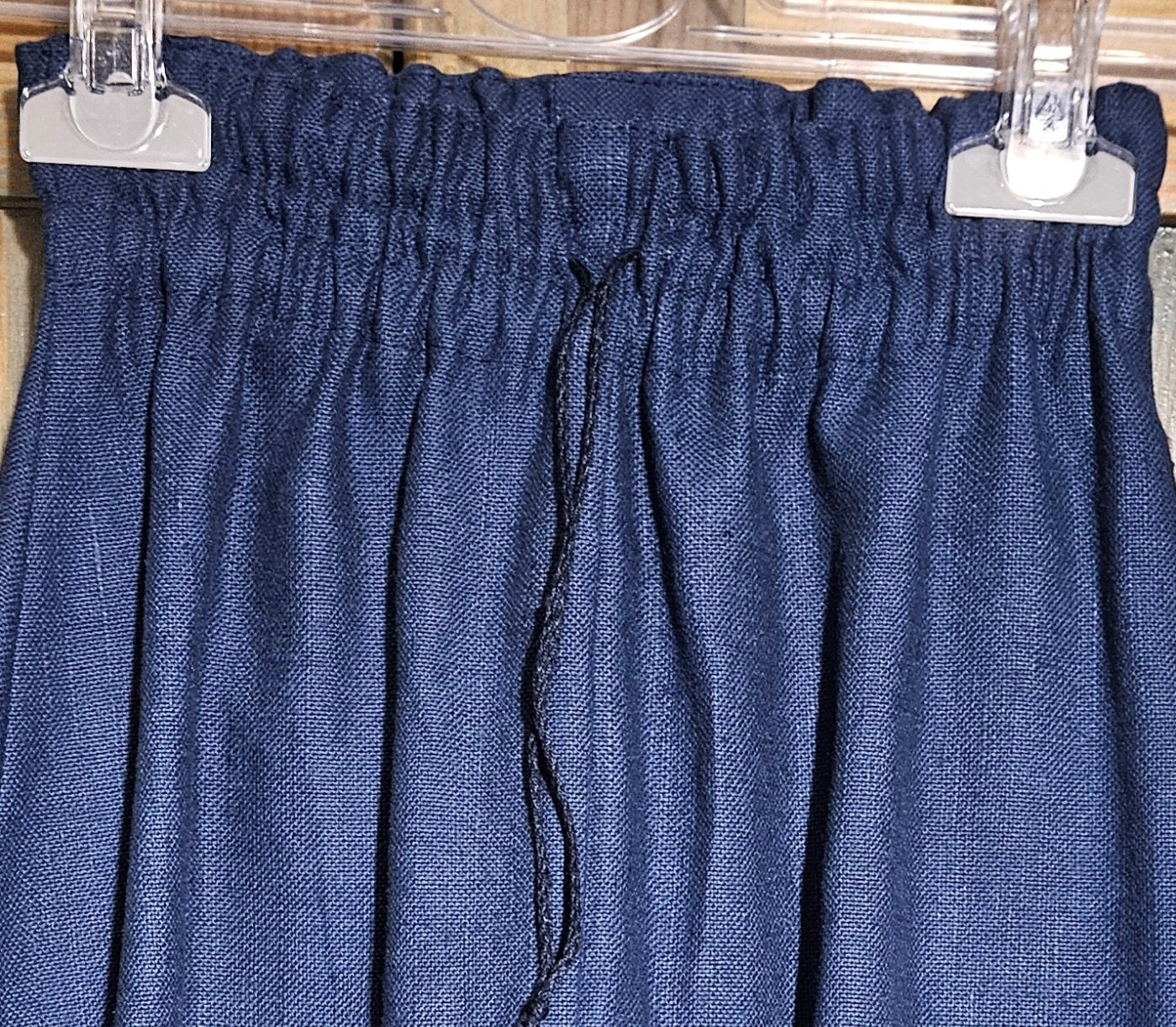 Zēnu lina bikses tumši zilas harēmtipa 80-98 izm